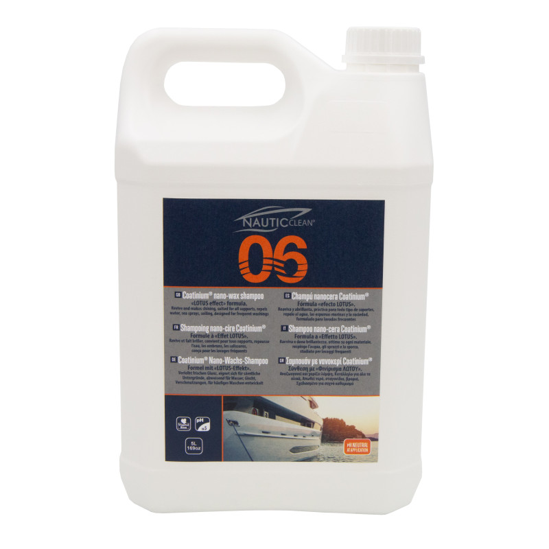 Shampoing Nano-cire - NAUTIC CLEAN 06 5 Litres